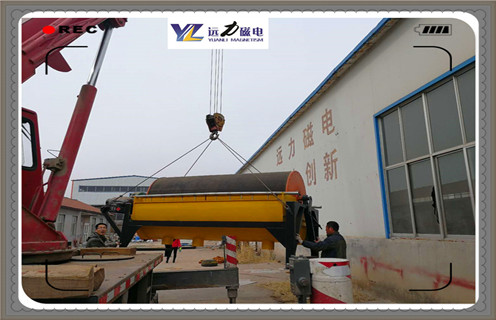 永磁筒式磁選機(jī)，湖北CTB-718永磁筒式磁選機(jī)優(yōu)缺點_磁鐵如何分布_湖北CTB-718永磁筒式磁選機(jī)優(yōu)缺點不吸鐵如何處理