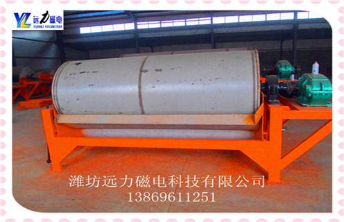 永磁筒式強(qiáng)磁磁選機(jī)，吉林永磁筒式強(qiáng)磁選機(jī)_遠(yuǎn)力吉林永磁筒式強(qiáng)磁選機(jī)批發(fā)的結(jié)構(gòu)磁場(chǎng)分布圖