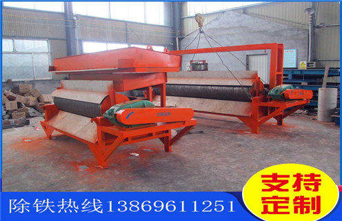 半逆流磁選機，黑龍江半逆流磁選機圖片_結構工作原理圖_黑龍江半逆流磁選機圖片如何調整及工藝流程圖 